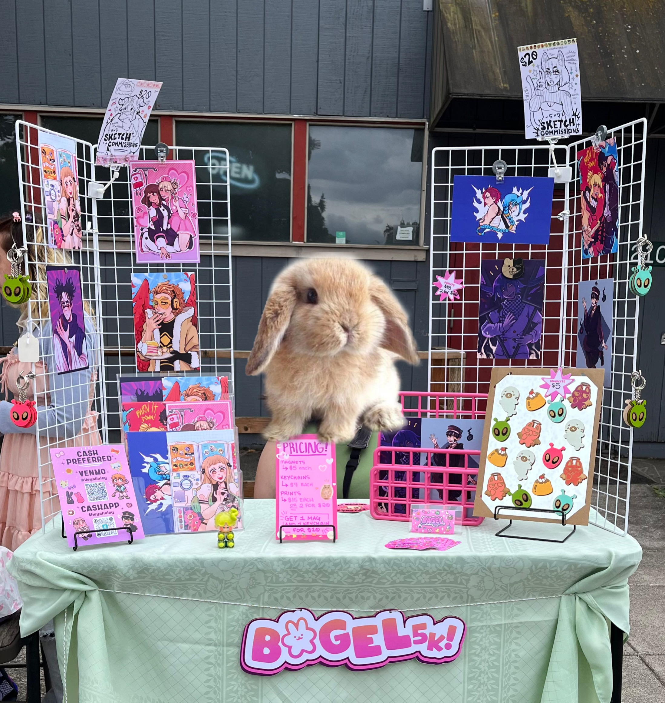 my first tabling event! super cute, and it'll only get better!!